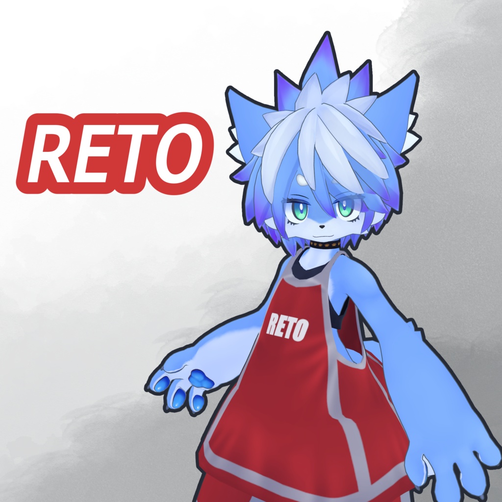 【VRChat】レト -RETO-【オリジナル3Dモデル】　　