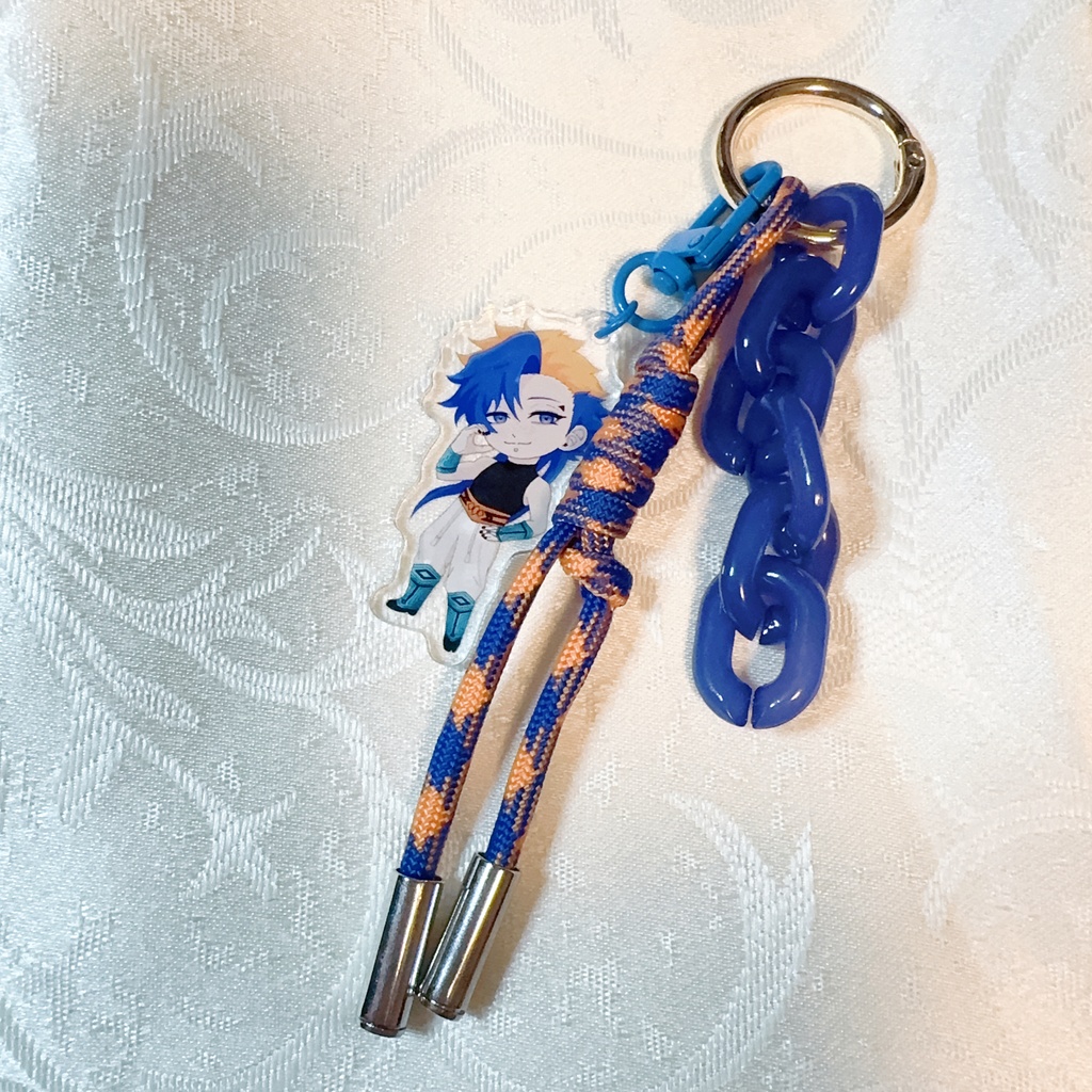 ゴクラクアクキー付きチャーム(チェーン大)