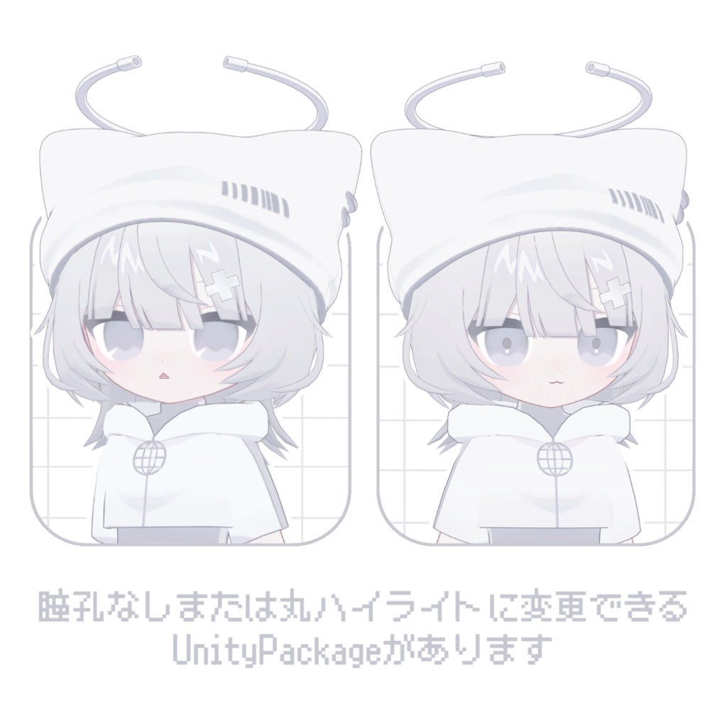 12/6~販売【VRChat】オリジナル3Dモデル「コードたん -Codetan-」