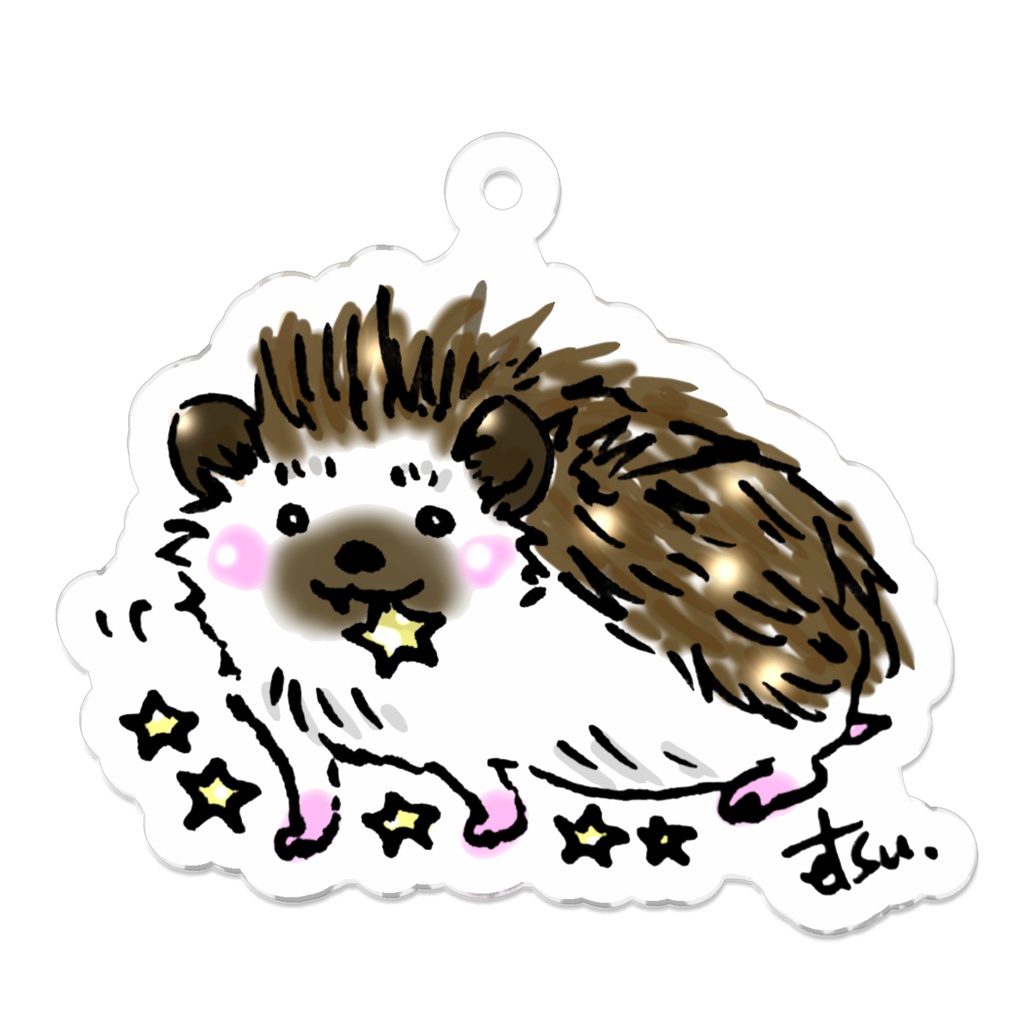 星のうにさんアクリルキーホルダー