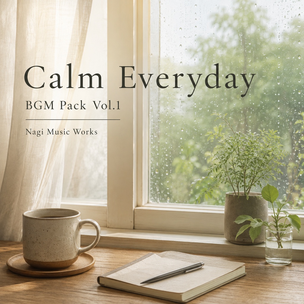 Calm Everyday BGM Pack Vol.1｜日常に寄り添う6曲のBGM
