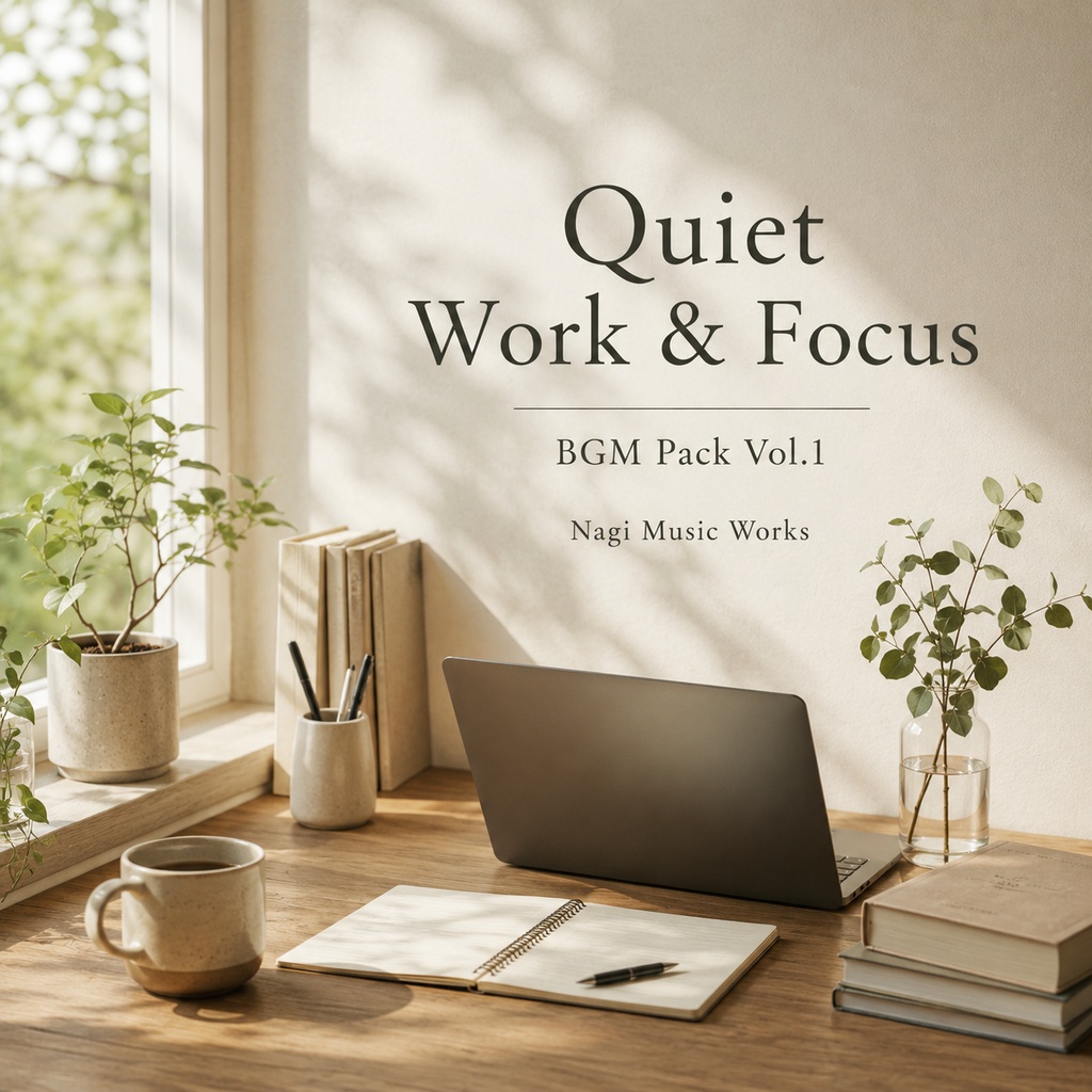 Quiet Work & Focus BGM Pack Vol.1