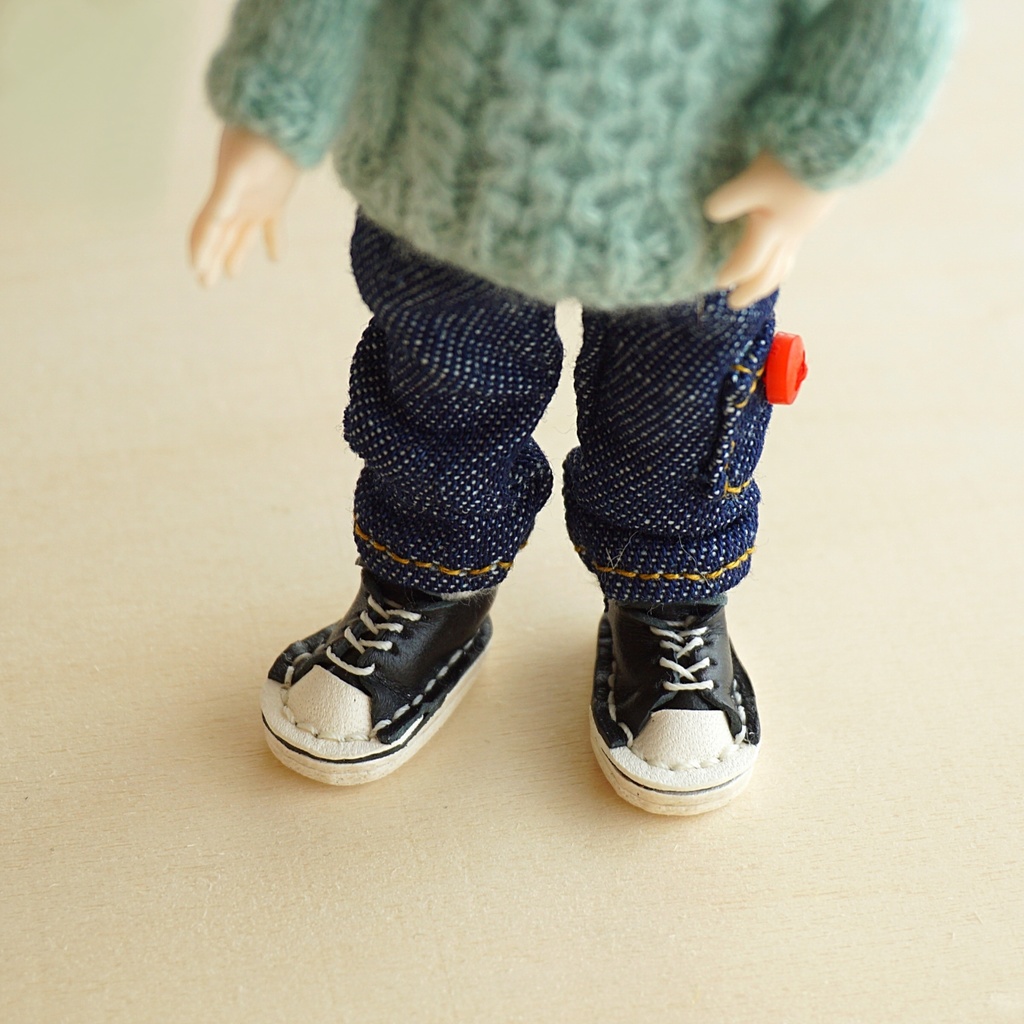 オビツ11サイズ*スニーカー革靴