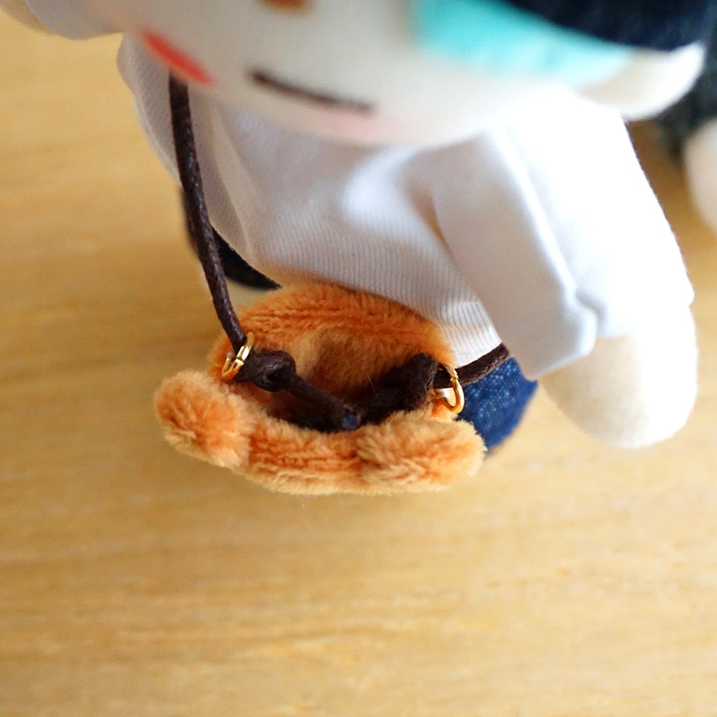 ドール・ぬいぐるみ用*クマさんポシェット