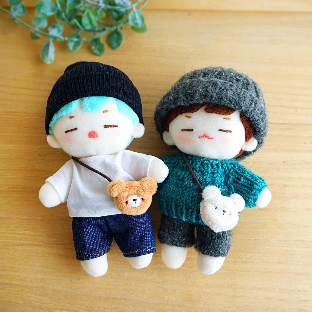 ドール・ぬいぐるみ用*クマさんポシェット