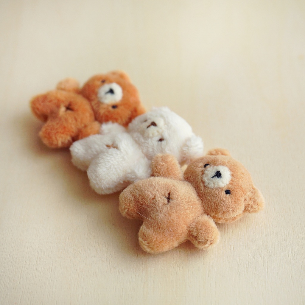 ちびクマさん(ドール・ぬいぐるみ用クマのぬいぐるみ)