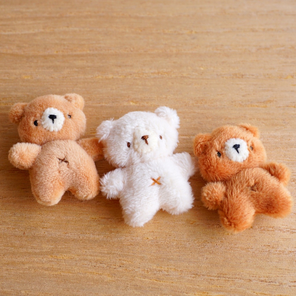 ちびクマさん(ドール・ぬいぐるみ用クマのぬいぐるみ)