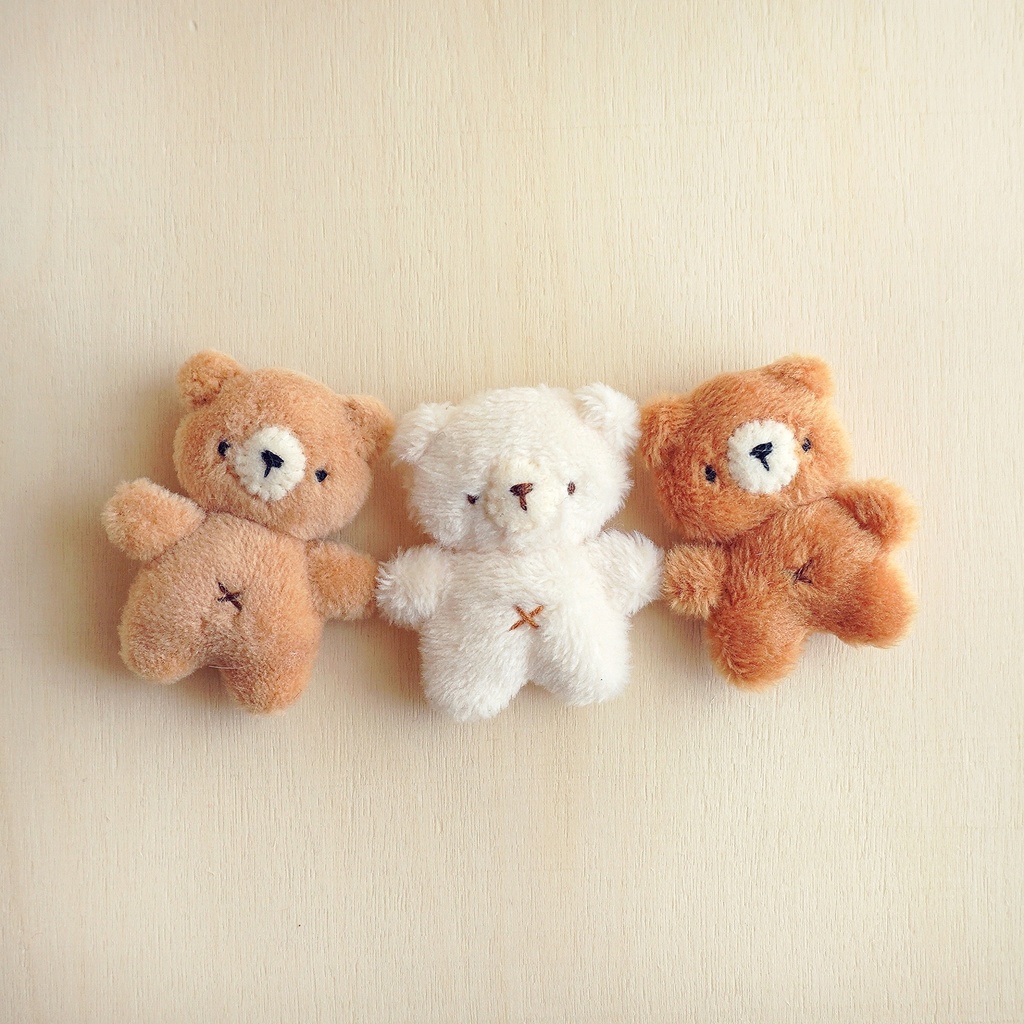 ちびクマさん(ドール・ぬいぐるみ用クマのぬいぐるみ)
