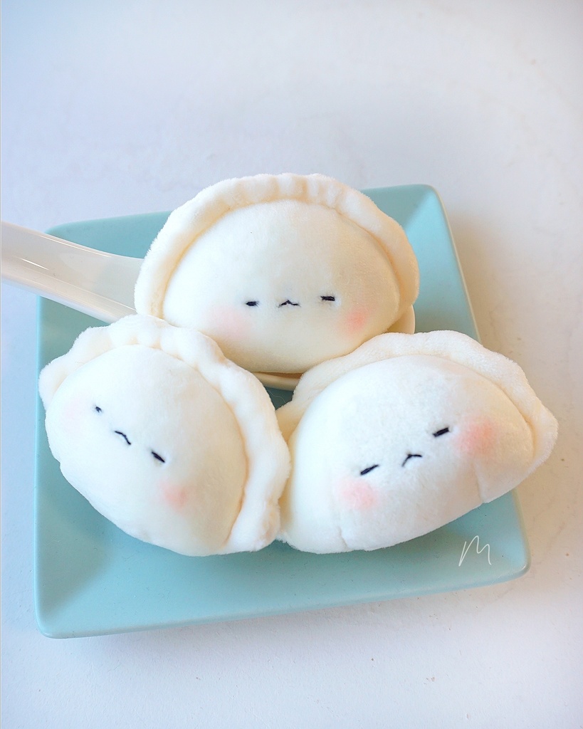 水餃子のぬいぐるみ(むー顔)