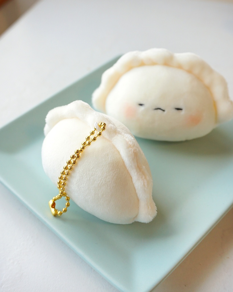 水餃子のぬいぐるみ(むー顔)