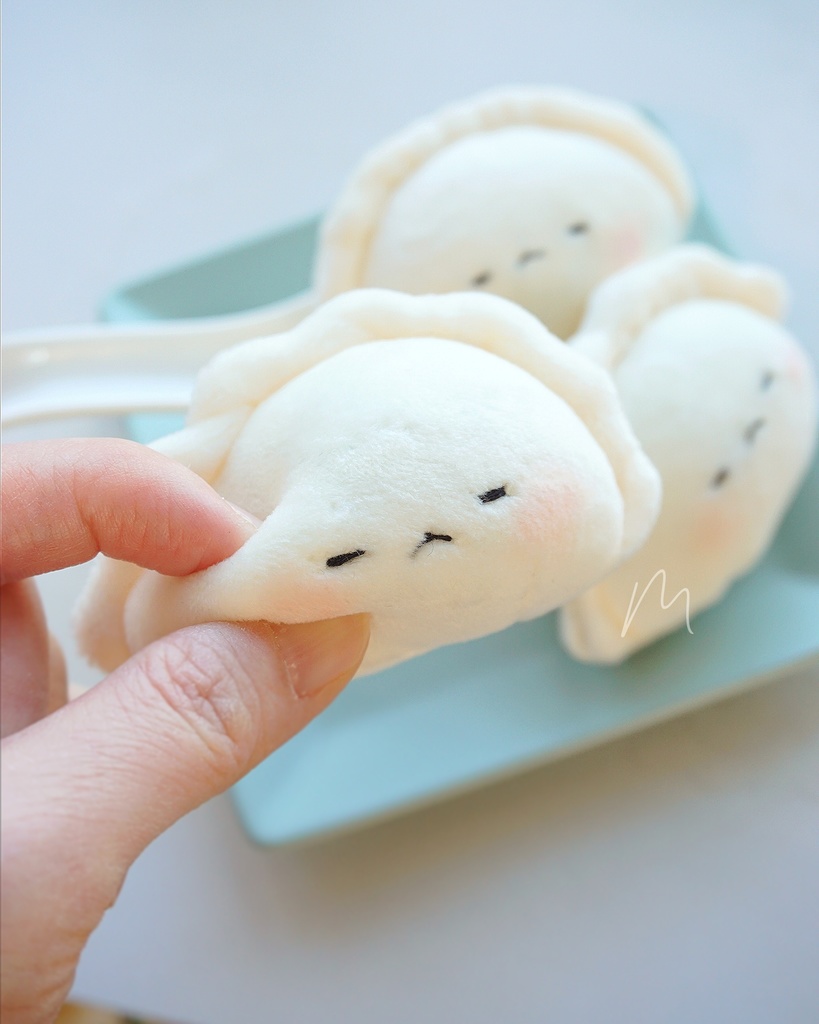 水餃子のぬいぐるみ(むー顔)