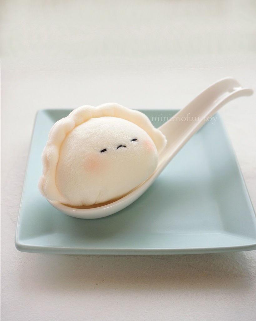 水餃子のぬいぐるみ(むー顔)