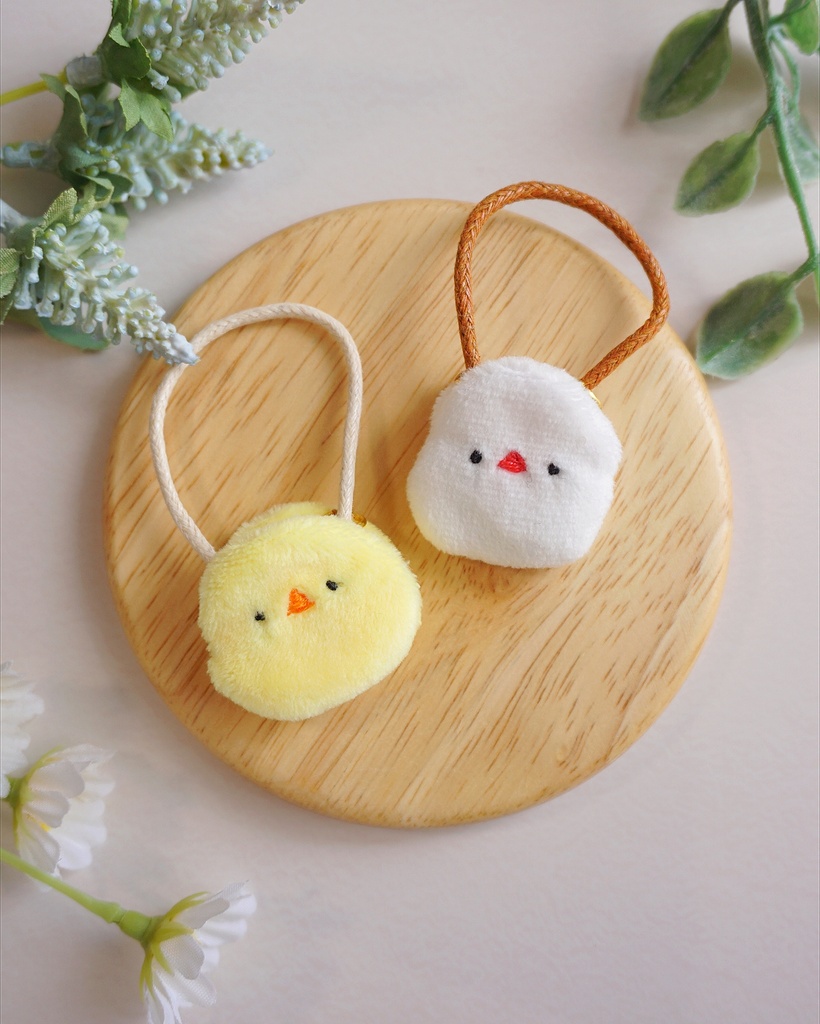 ドール用・ぬいぐるみ用＊ヒヨコ＆文鳥ポシェット