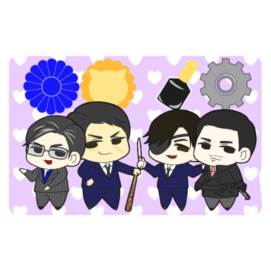 デフォルメ エーif ICカードステッカー