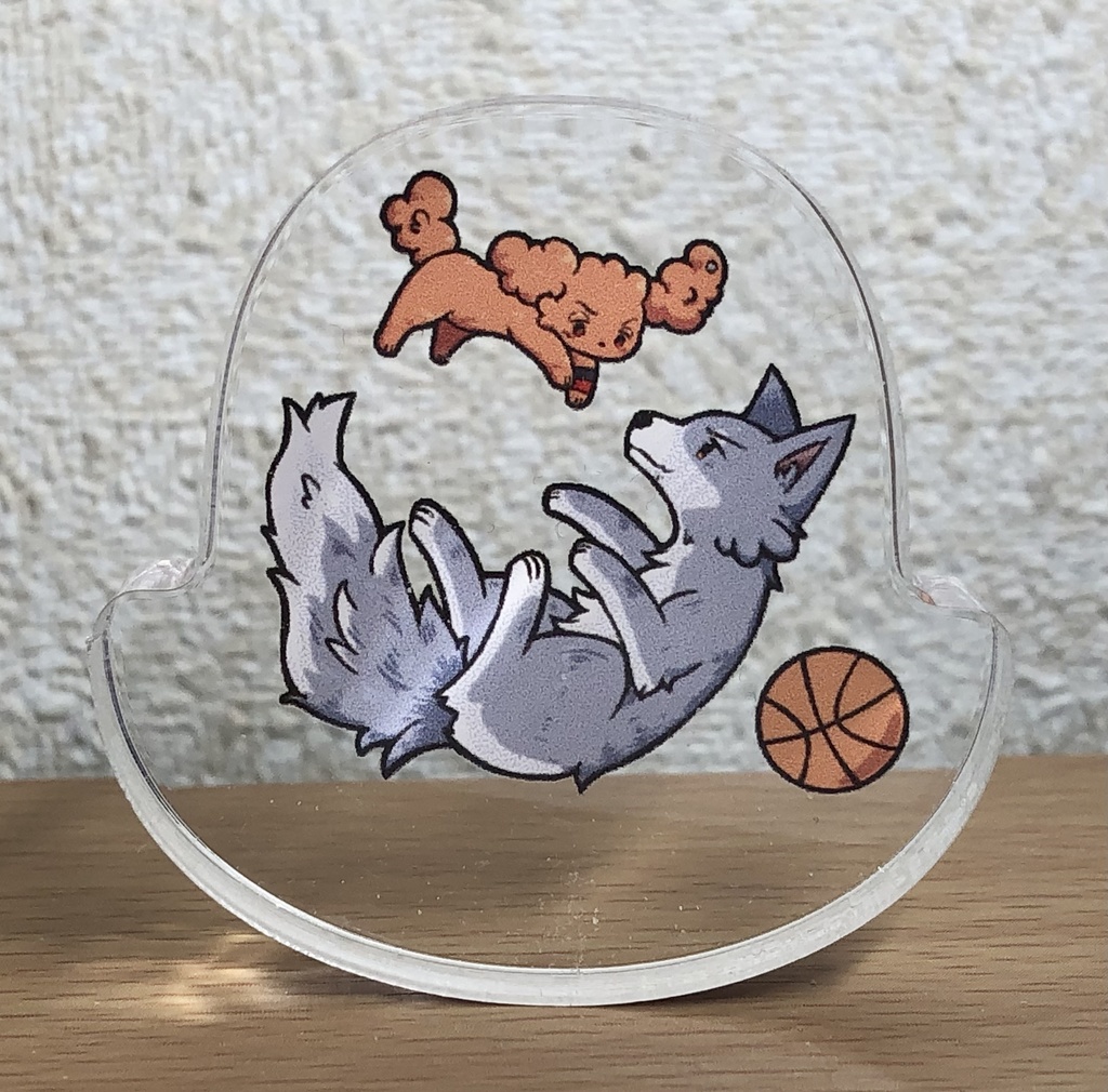 みつりょいぬゆらぬらアクリルブロック