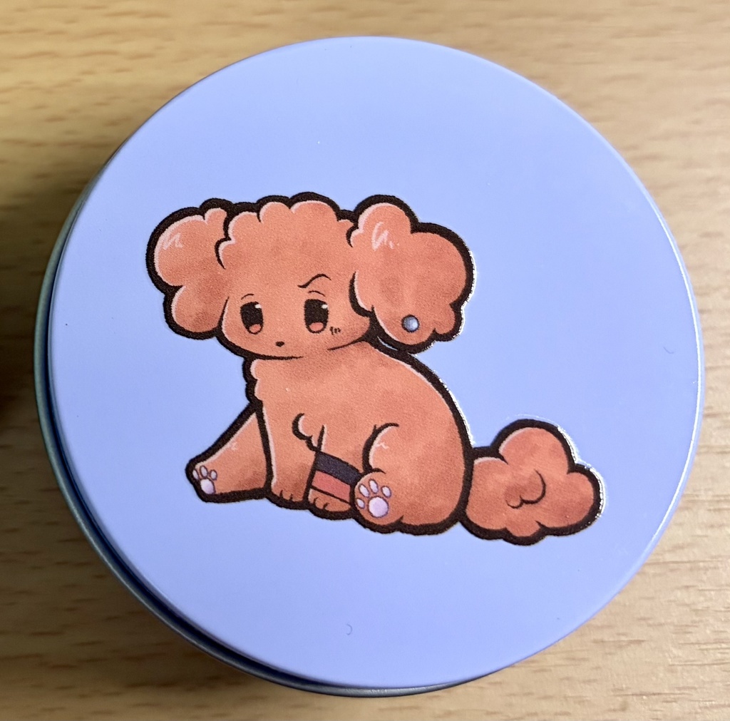 【単品】わんわんラウンド缶　宮城ver.