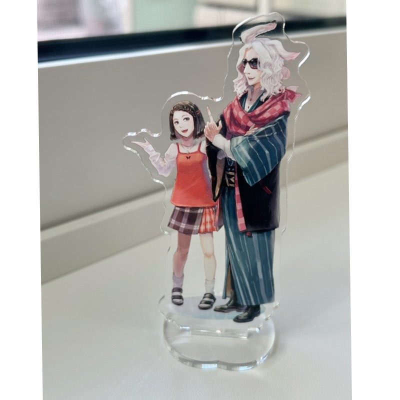 おじさんと姪のアクリルスタンド