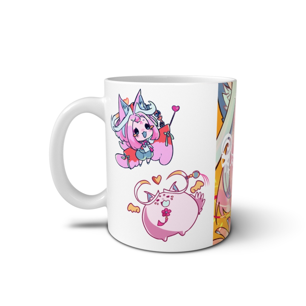 仄々はんにゃがいっぱいマグカップ