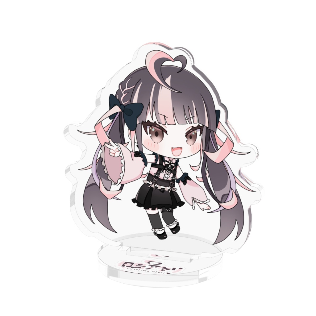 桐島アケリ 描き下ろしロゴ付きミニアクリルスタンド