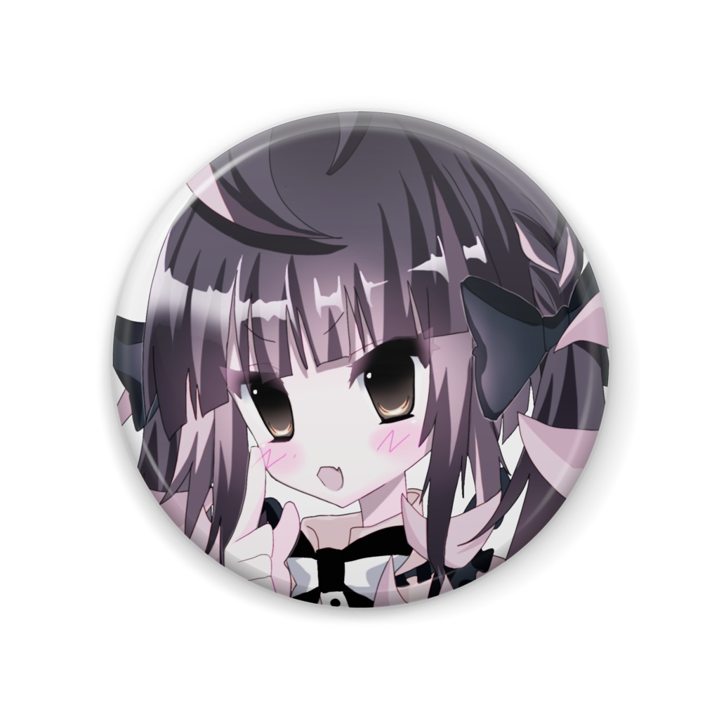 桐島アケリ描き下ろし やみかわ♡缶バッジ