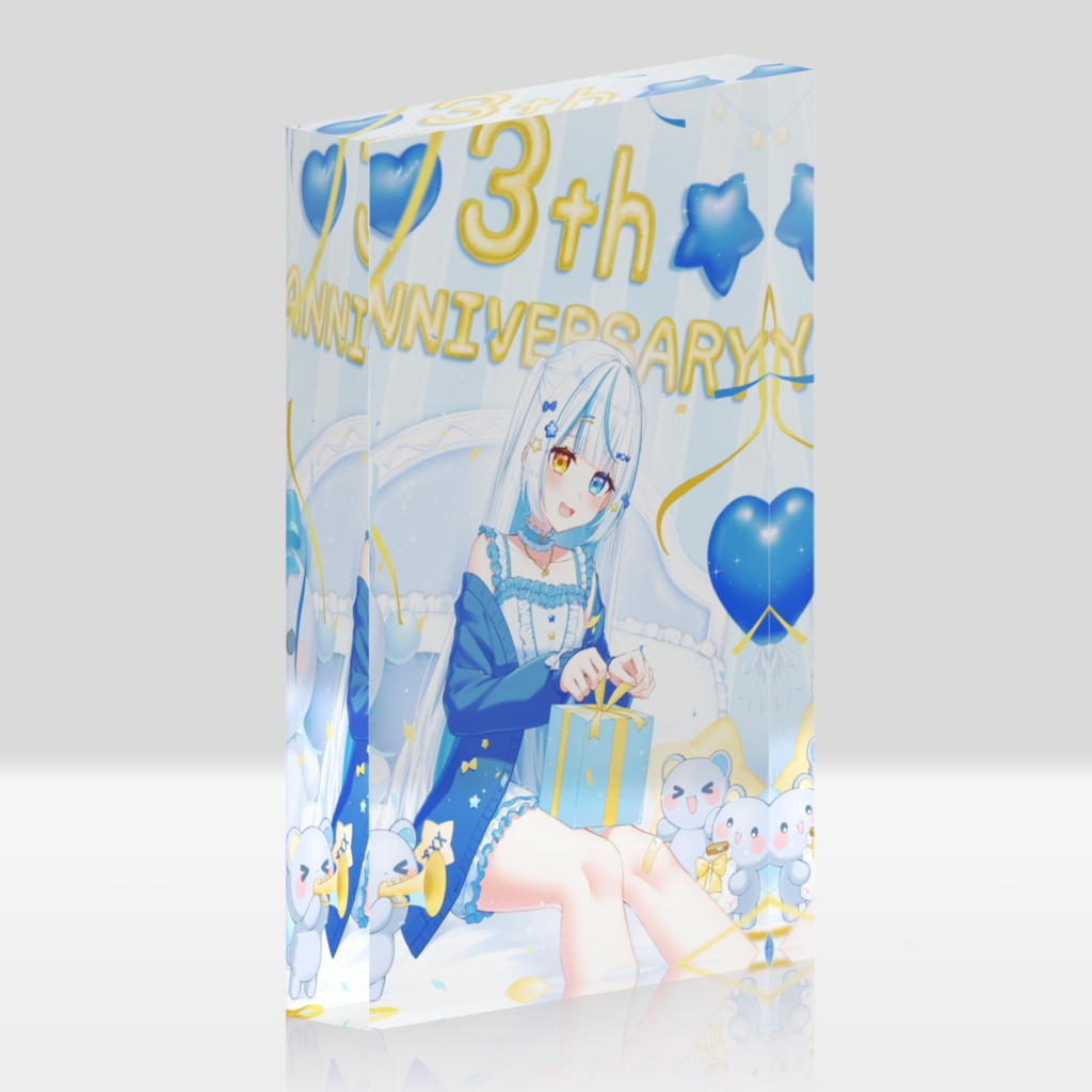 3周年アクリルブロック①