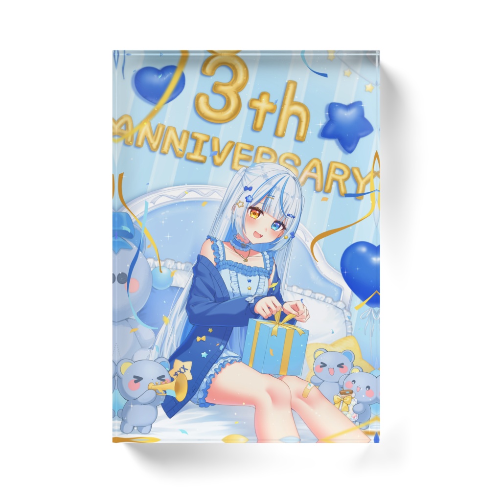 3周年アクリルブロック①