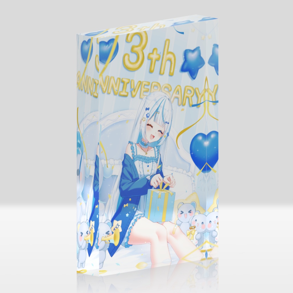 3周年アクリルブロック②