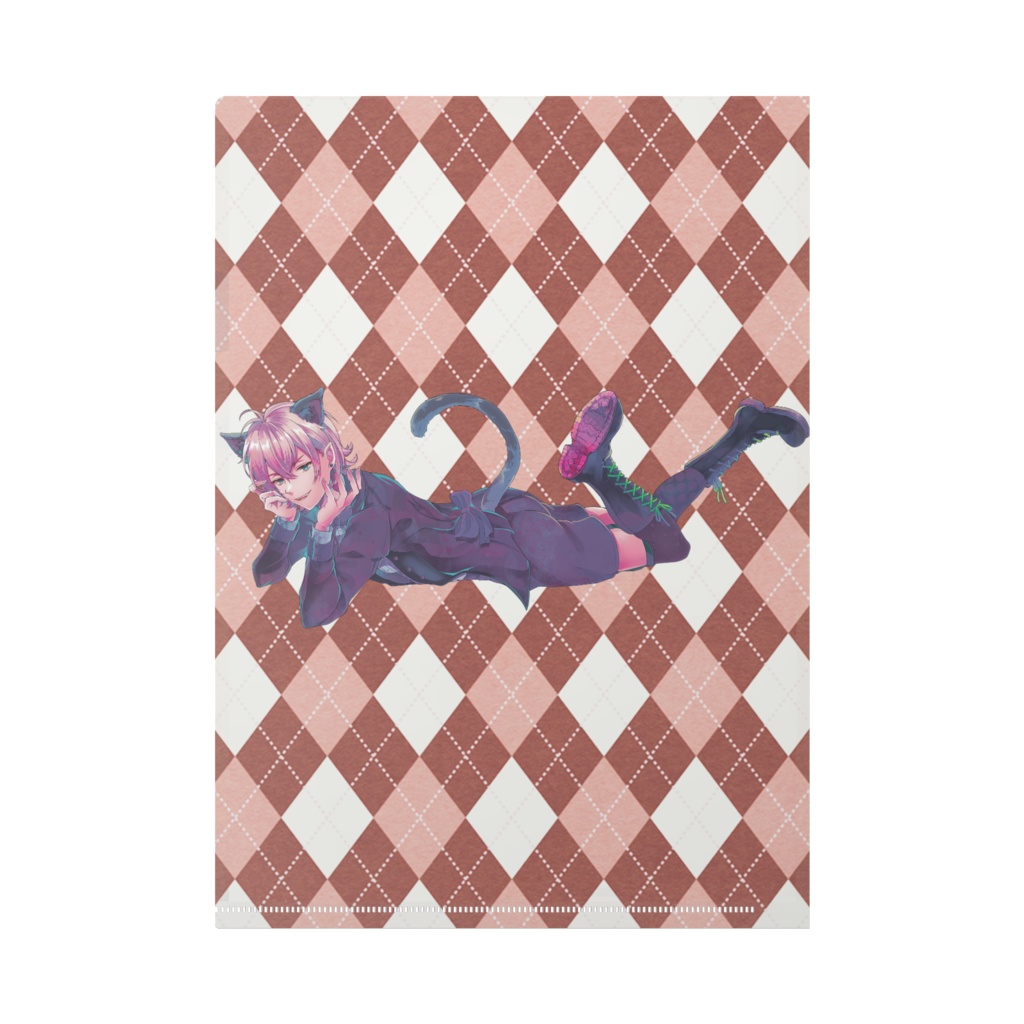 【ハロウィン限定クリアファイル】キャットアイメイク カバーMV公開記念グッズ 商品紹介文 真城由理×皇ルア コラボ企画 「キャットアイメイク」カバーMV公開記念