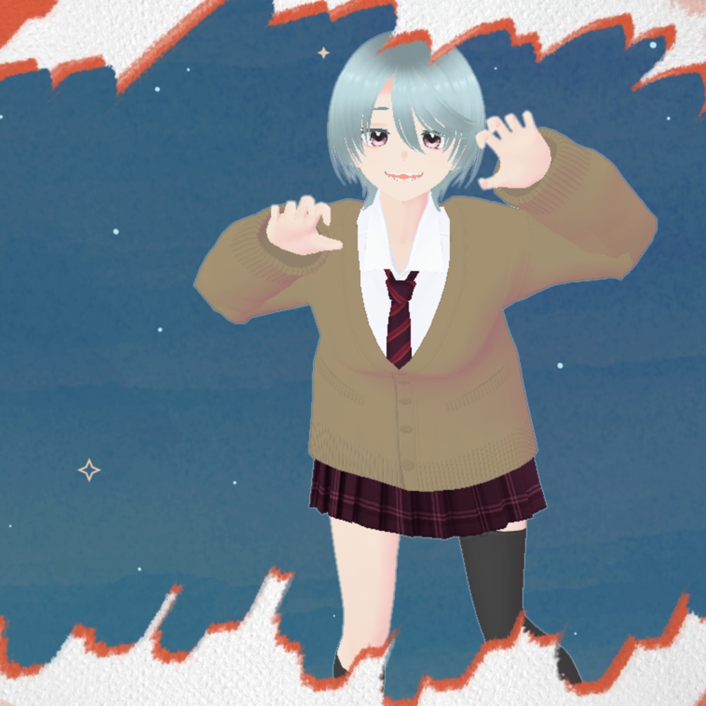 【オリジナルアバター】レンちゃん《VRoid》