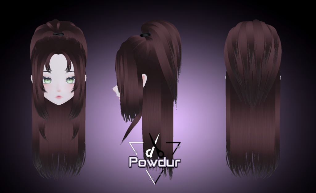 Half Up Half Down Pony