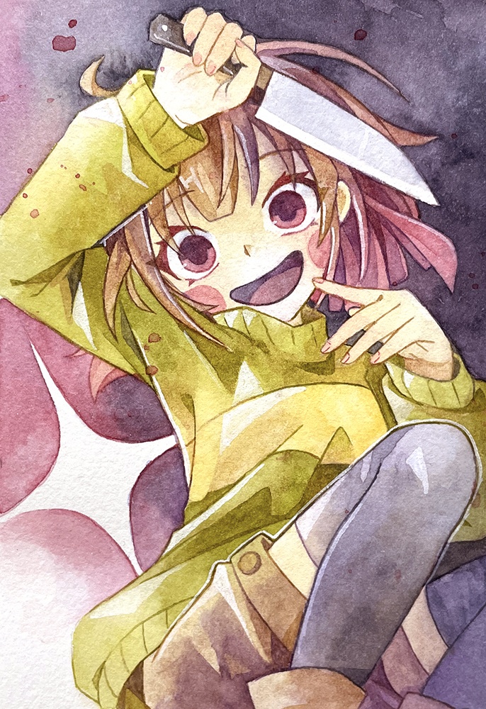 水彩原画キャラ
