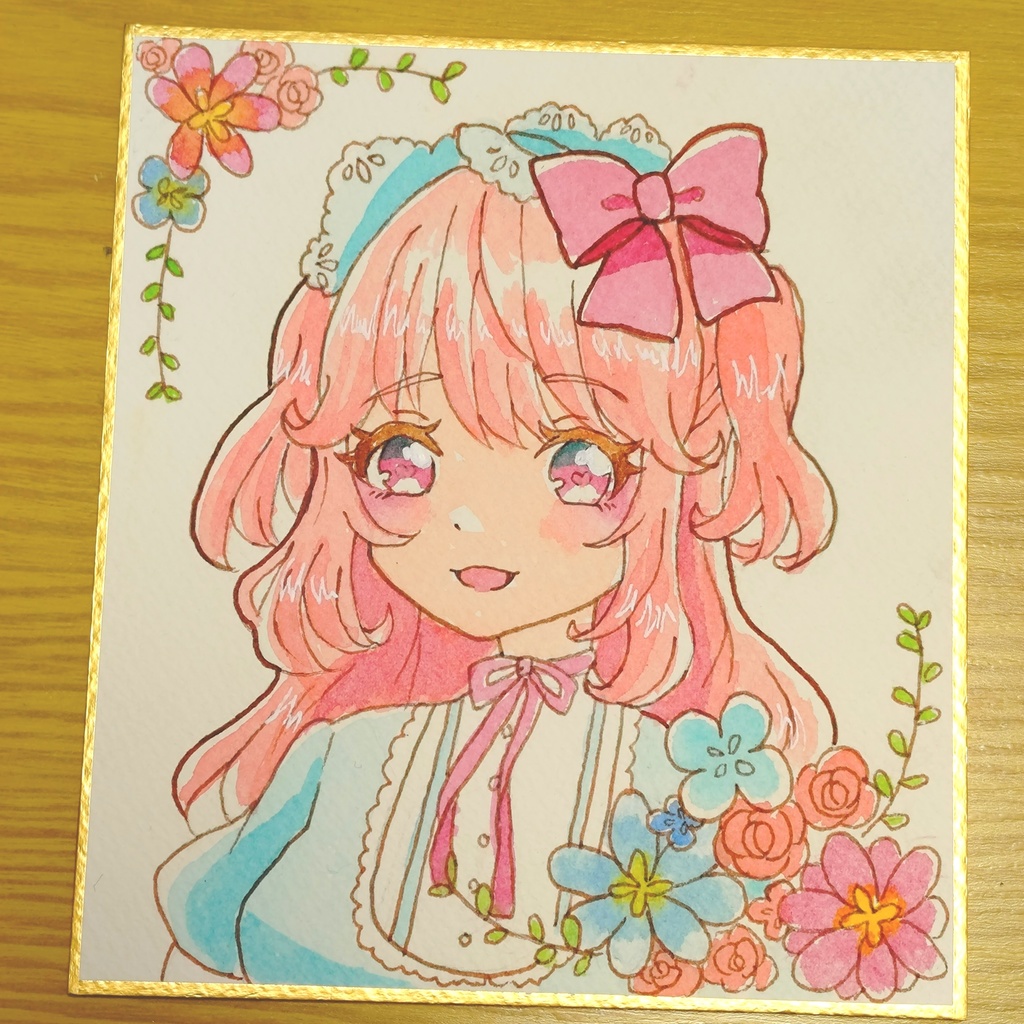 水色ドレスめろちゃん