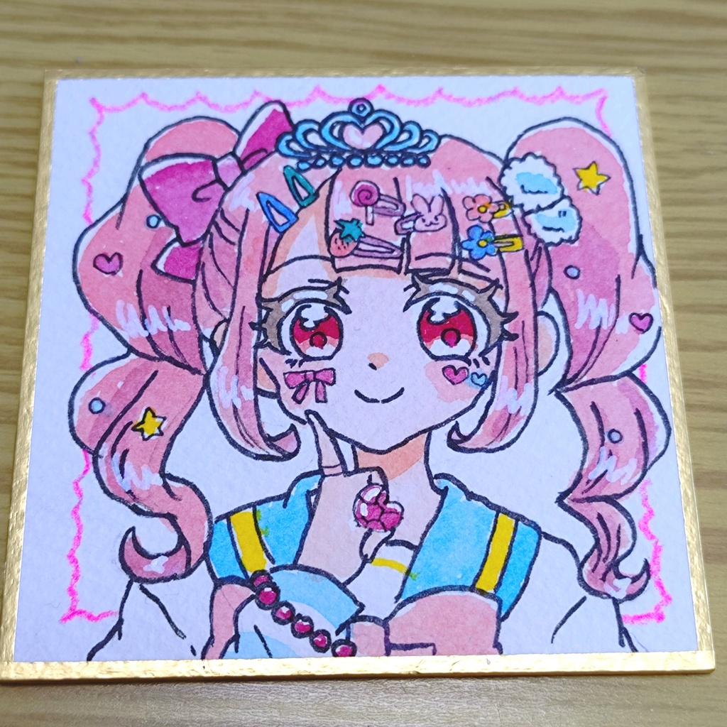 【豆色紙】デコラのお姫様