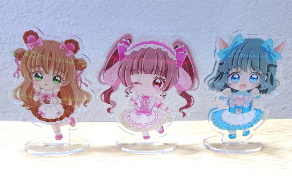もふもふ♡めるてぃ3人組アクリルスタンド