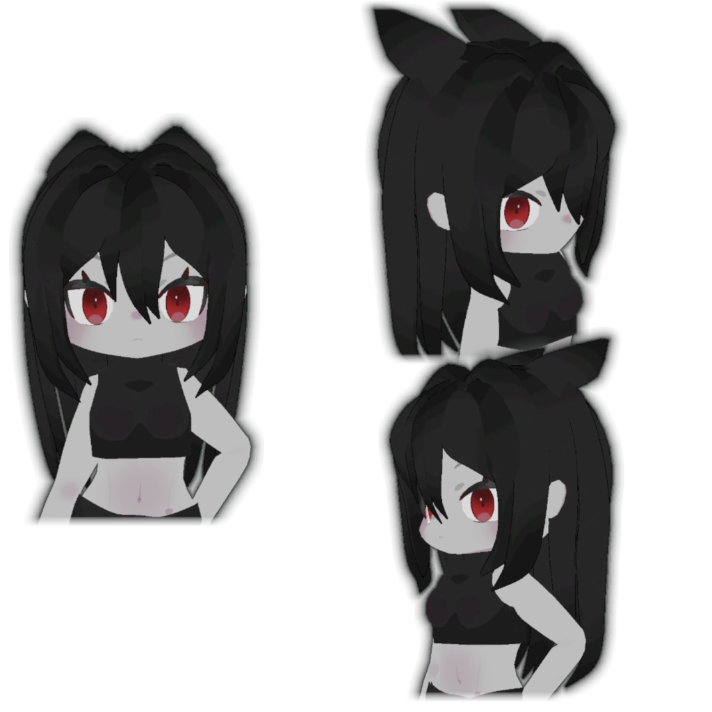 VRC想定オリジナル3Dモデル『Myulu』