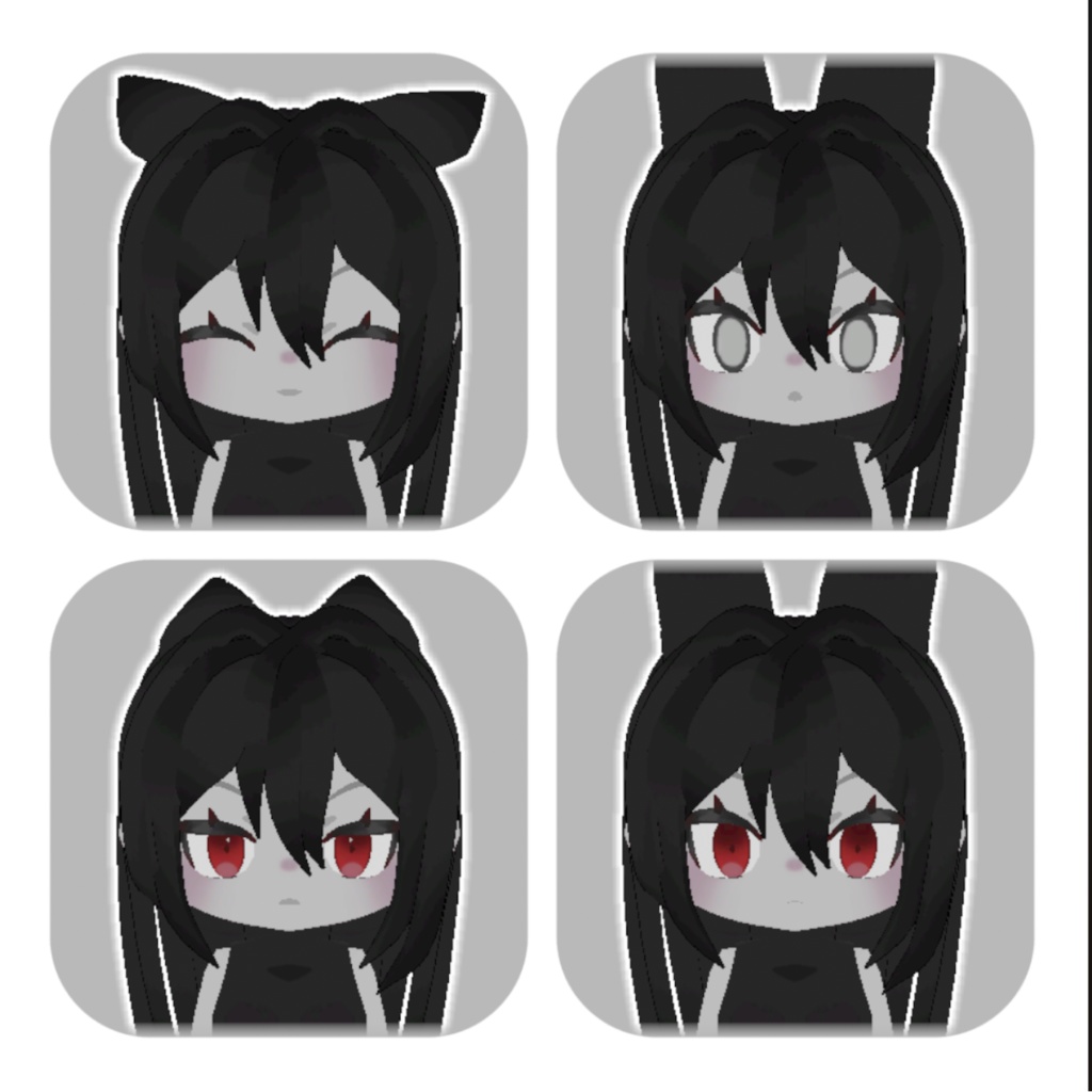 VRC想定オリジナル3Dモデル『Myulu』