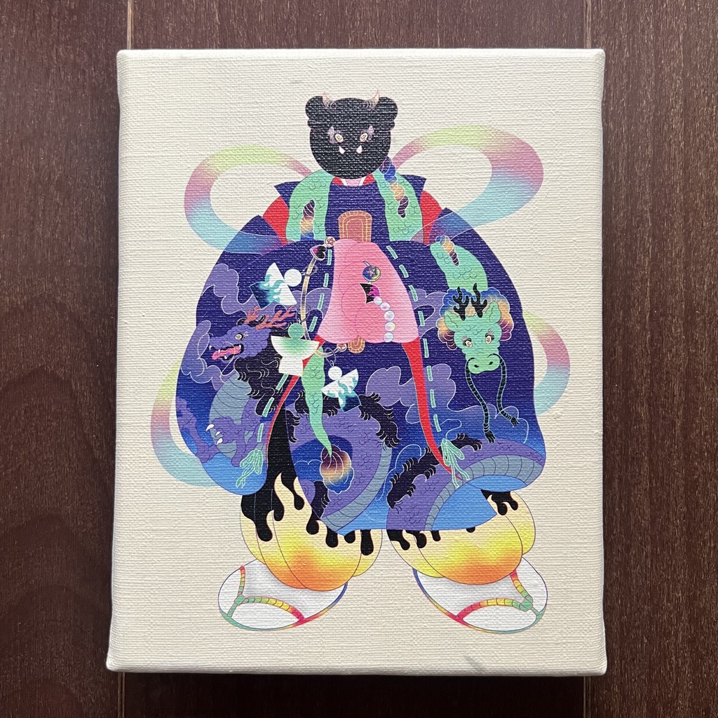 キャンバスアート「辰　マジナウシキガミ」