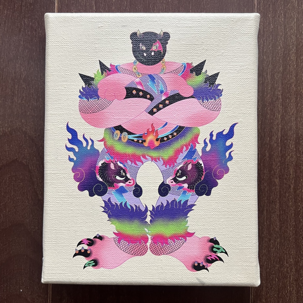 キャンバスアート「亥　モウシンキング」