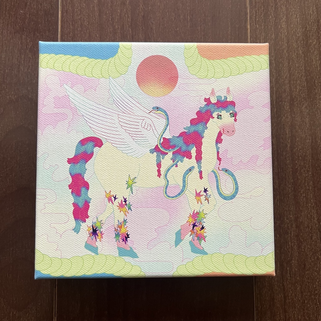 キャンバスプリント　ニューイヤーな馬②