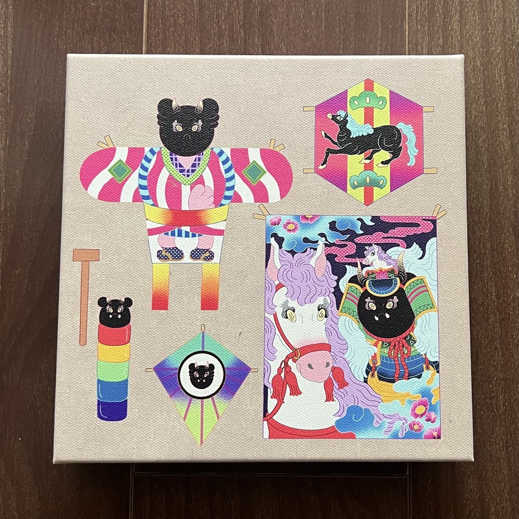 キャンバスプリント　お正月モード