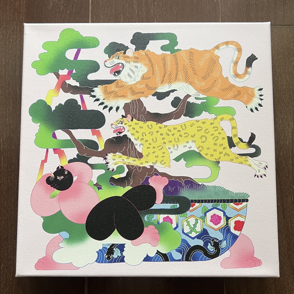 キャンバスプリント　む〜ど01