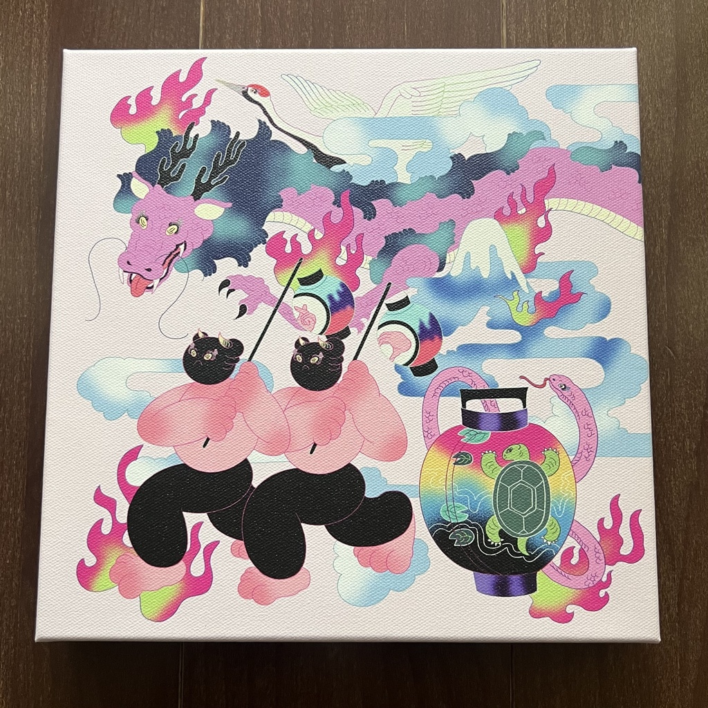 キャンバスプリント　む〜ど02