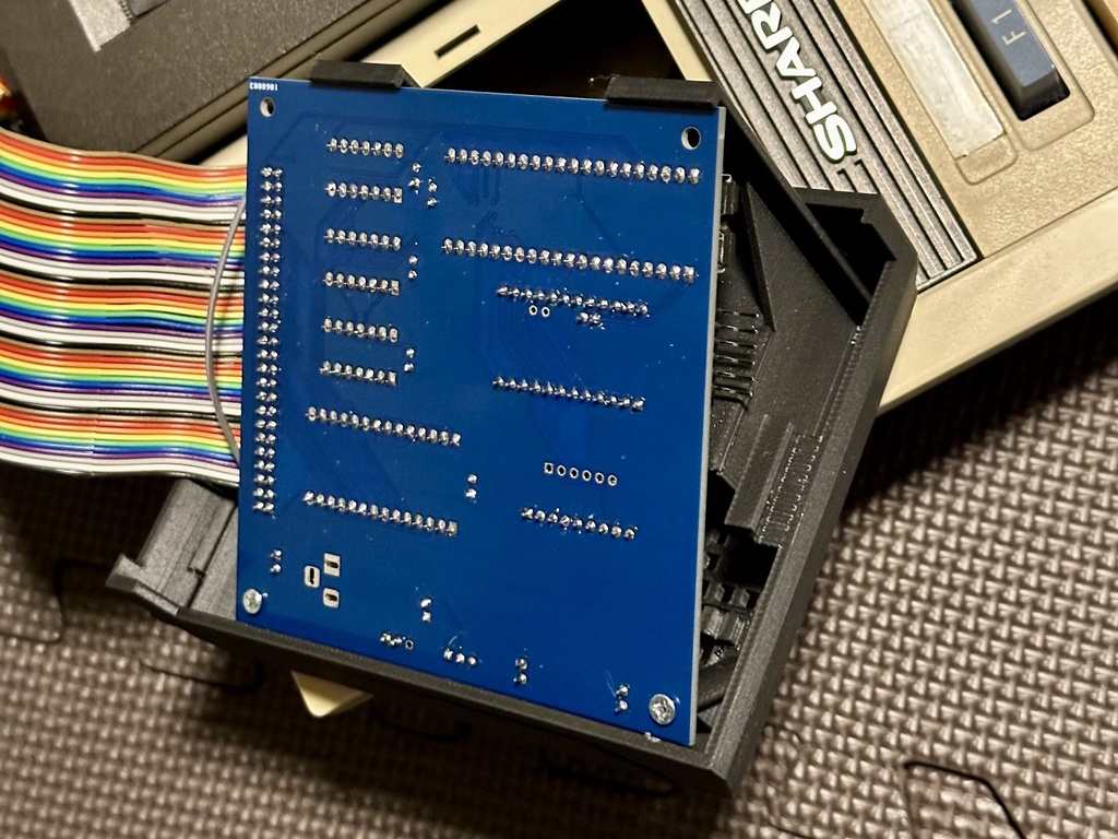 MZ-80K_SDをMZ-700の電源ユニットと置き換えて設置できるケースの3Dモデルデータ