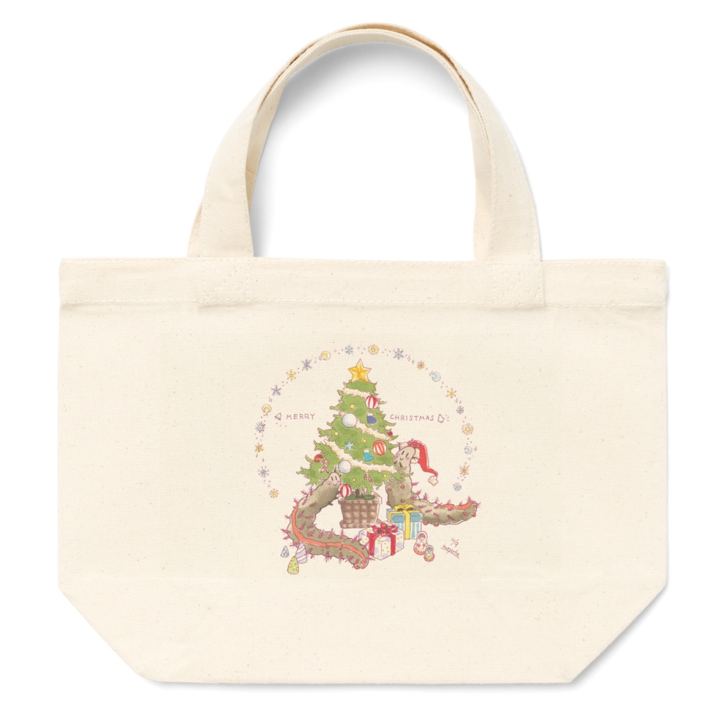 ツマグロヒョウモンクリスマストートバッグ Sサイズ