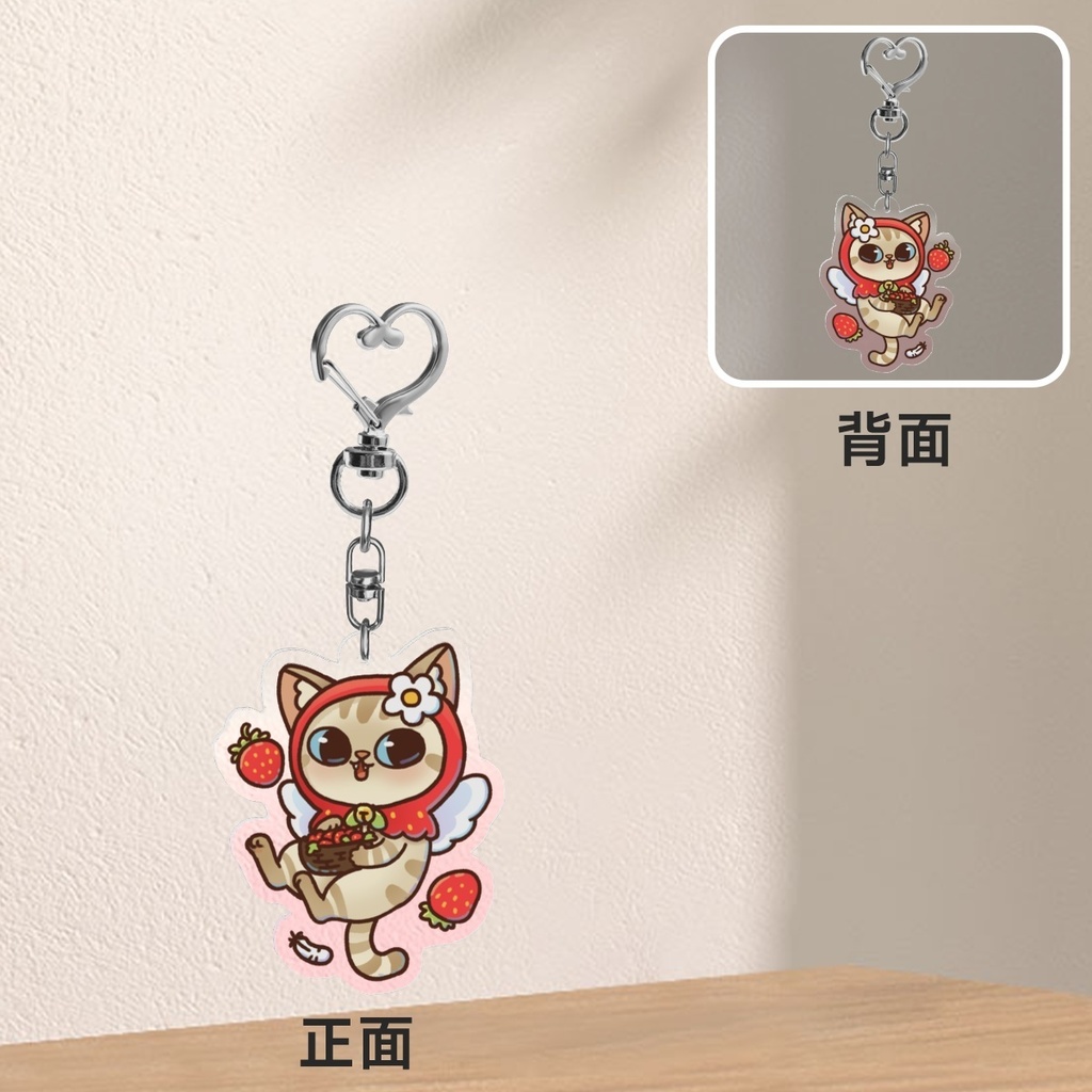 にゃちご爆誕2026アクリルキーホルダー