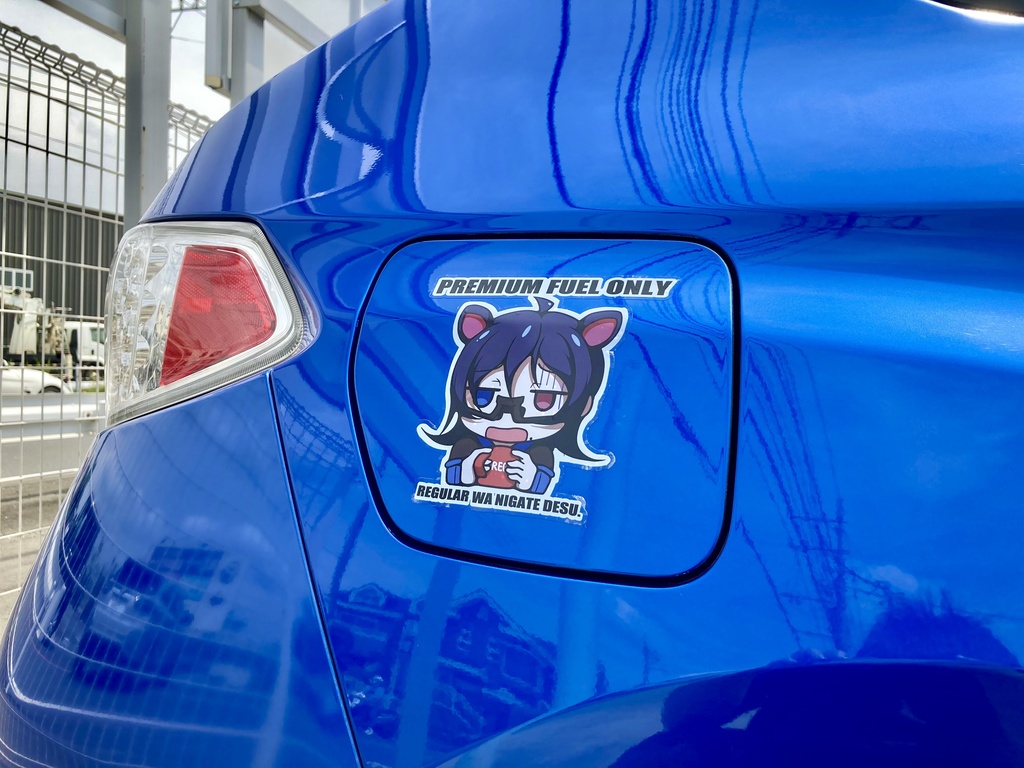 紋ちゃん"レギュラーは苦手です"ステッカー