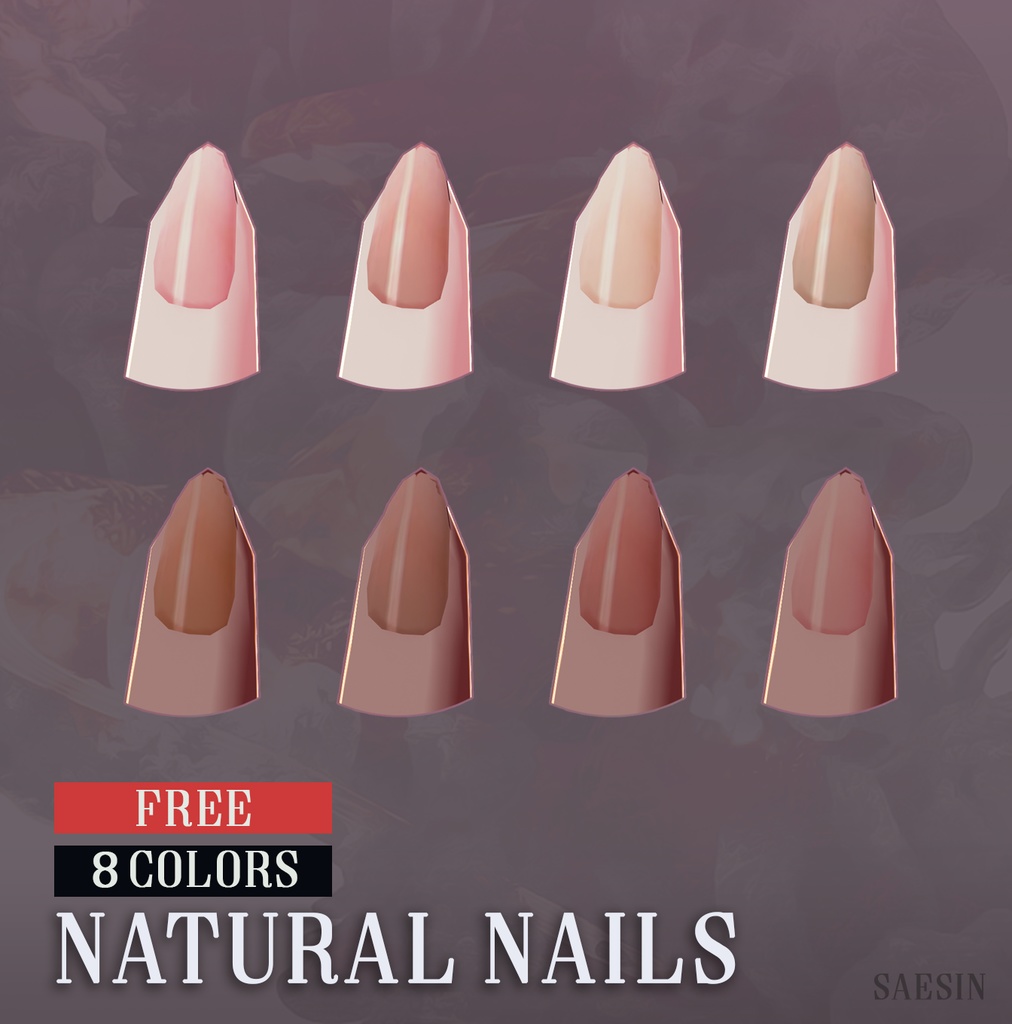 【FREE】   Natural Nail Textures 【v. BETA】