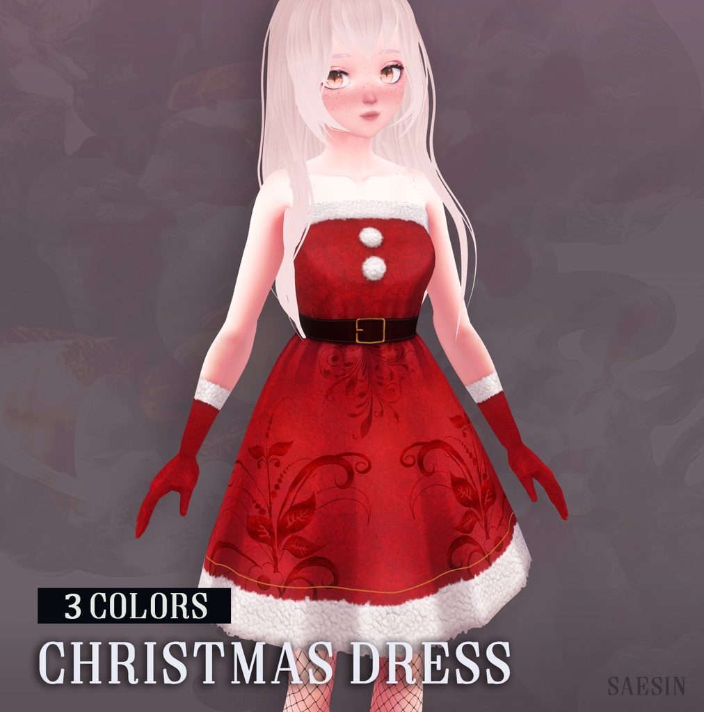 Christmas Costume • Dress + Gloves