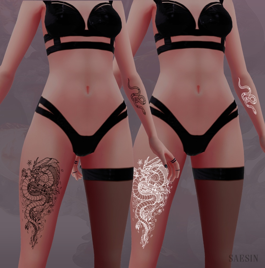 Tattoo Pack • White and Black