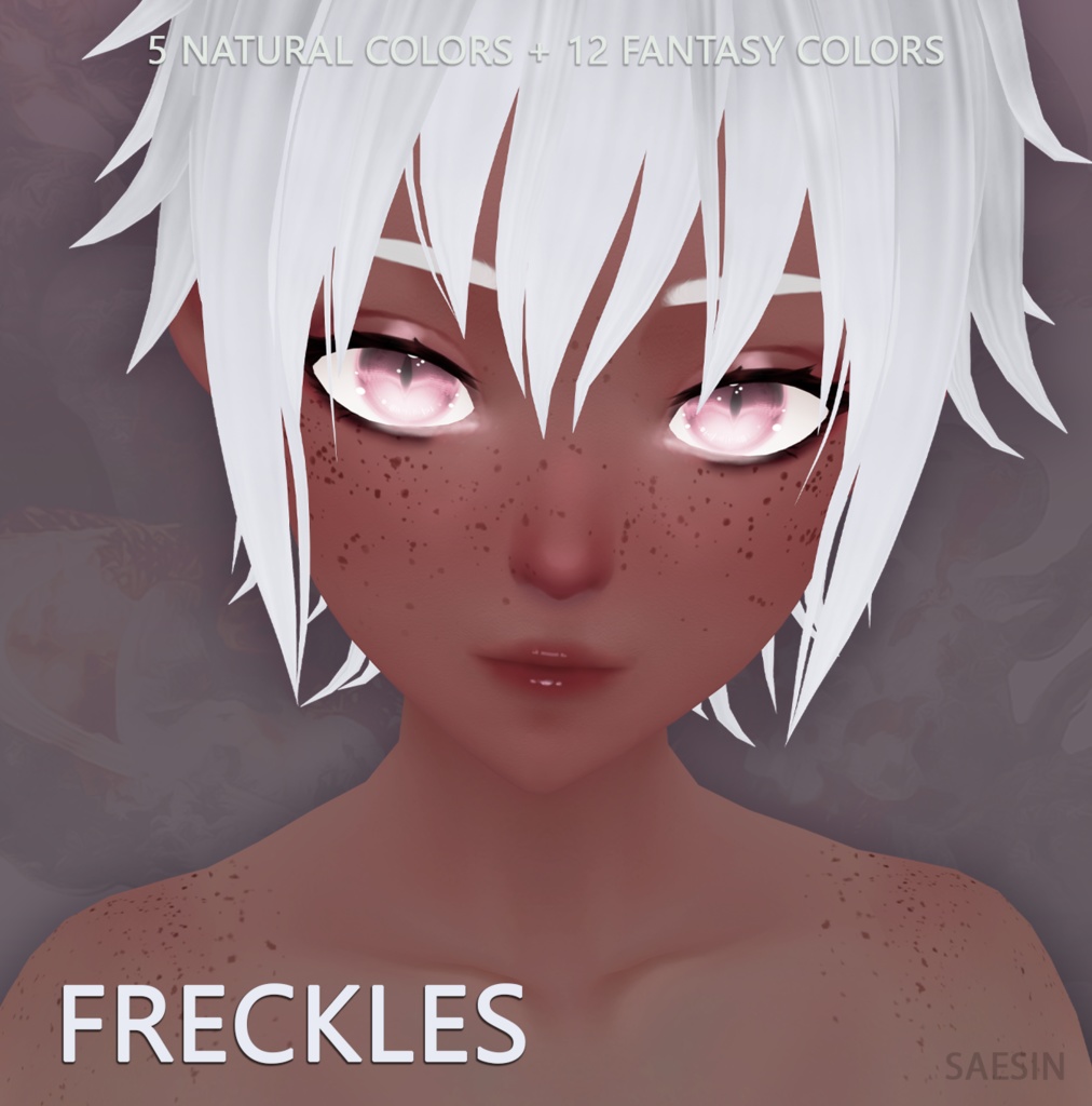 Freckles • Face and Shoulders • 17 Options